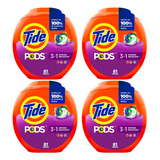 Tide Pods Detergente En Cápsulas 4 X 81 Unid