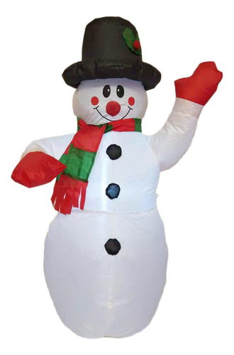 Inflable Navideño Muñeco De Nieve Snowman 