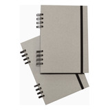 Cuaderno Chico Ecológico A6 (10x15) Anillado 80 H - Pack X2