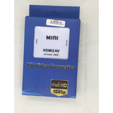 Caja Convertidor Hdmi A Rca Version 1080p Ref Ml