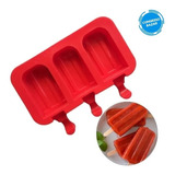 Molde Silicona Paleta De Helado Ice Cream + 50 Palitos