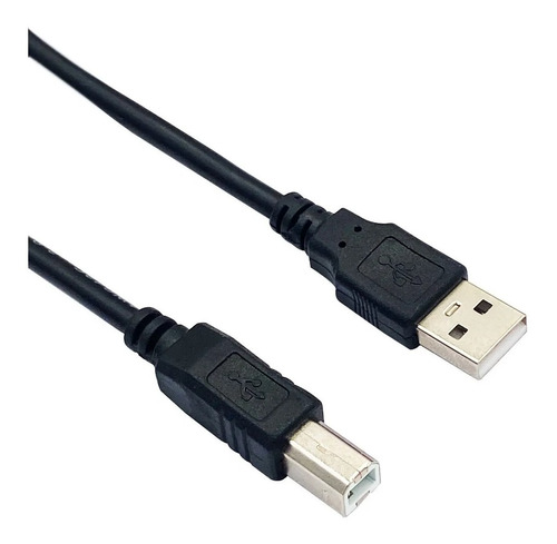 Cabo 2.0 Usb 3m 3 Metros Impressoras Hp Epson Canon Barato