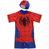 Traje De Baño Infantil Spiderman Superman Cosplay