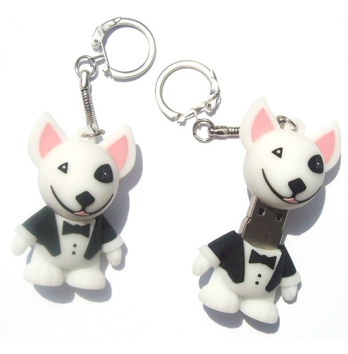 Memoria Usb Perrito Bull Terrier  32gb Envio Incluido