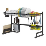 Escurridor De Loza Secaplatos Acero Inoxidable Rack Cocina