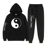 Blusa De Frio + Calça Tony Country Yin Yang Capuz Jogger