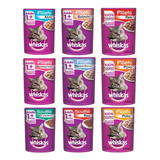 40 Sobres Whiskas Fillets Adulto Varios Sabores 