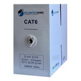 Atlanticswire Cable Utp Cat6 305mts 23awg Cca Gris Factura