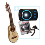 Combo Premium Charango L+soporte+encordado+afinador