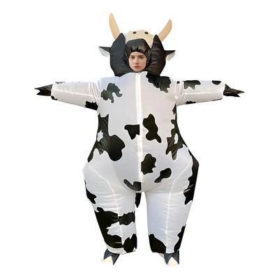 * Disfraz Inflable De Vaca Lechera, Traje Inflable Con