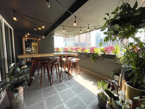 Renta Moderno Departamento En Polanco Con Terraza Zona Parque Lincoln