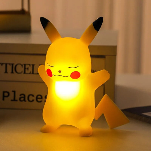 E Luz Nocturna Kawaii Pokémon Gengar, Lámpara Led, Luz