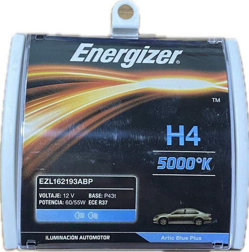 Kit Juego X2 Lamparas H4 5000ºk Energizer 12v 60/55w