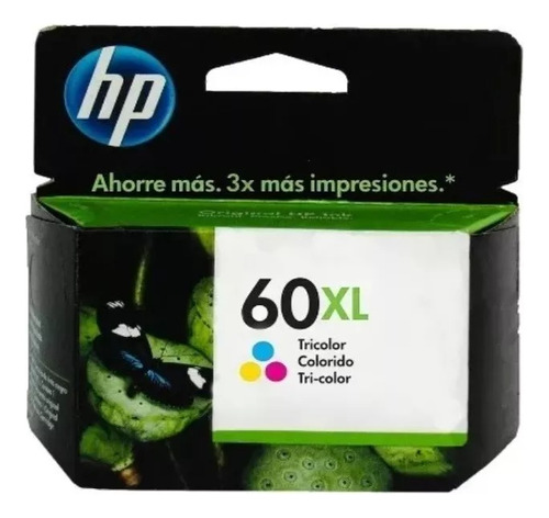 Hp 60 Tricolor Cartucho Original Modelo Cc640wl