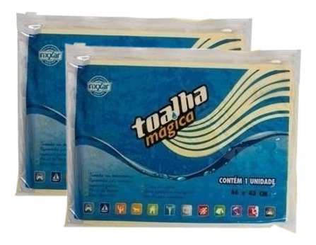 Kit 2 Toalhas Multiuso Mágica Alta Absorção Original Fixxar