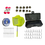  Kit De Pesca Maleta Com Acessorios 80 Itens +passagua 