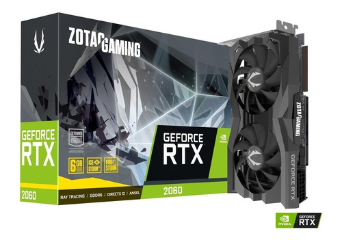 Placa De Video Nvidia Zotac  Gaming Geforce Rtx 2060 6gb