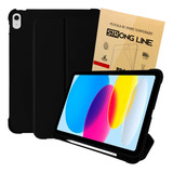 Case P/ iPad 10 2022 Encaixe Perfeito Resistente + Pelicula