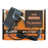 Splitter Hdmi 1x2 4k Duplica Hdmi Pantalla Divisor Pc