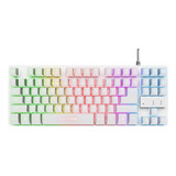 Teclado Gaming Trust Gtx 833 Thado Tkl Rbg Teclado Blanco Idioma Español Latinoamérica