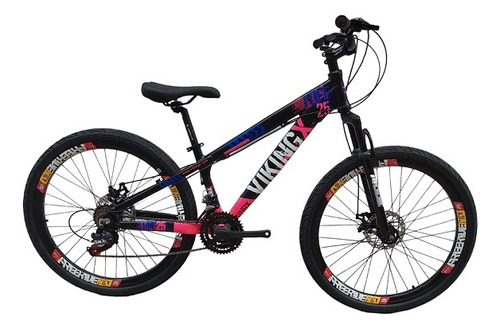 Mountain Bike Vikingx Tuff25 Aro 26 21v Freio Disco Mecânico