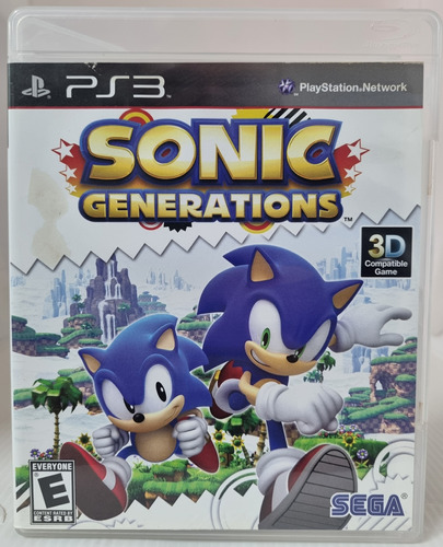 Sonic Generations Ps3 Midia Física Seminovo