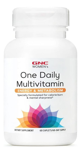 Gnc | Womens One Daily Multivit Energy Metabolism | 60 Caps