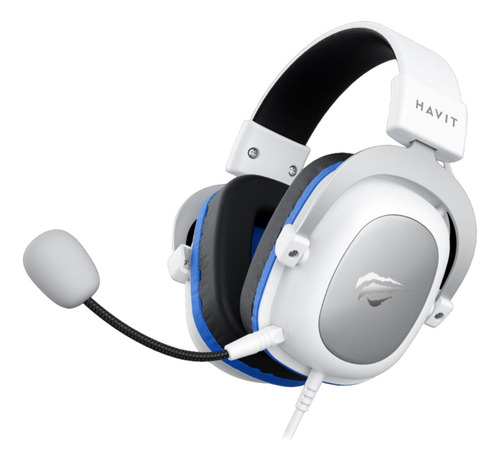 Headset Gamer Havit H2002d Para Pc, Xbox, Ps4, Ps5 Branco