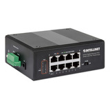 Conmutador Gigabit Ethernet De Paso Poe+ Intellinet De 8 Pue