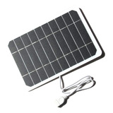 Painel Solar Pequeno De 5w 5v Com Usb Diy Portátil