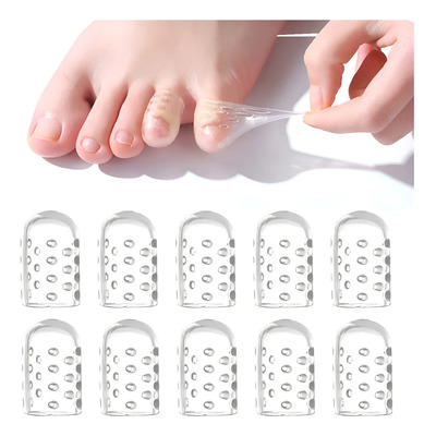 50 Protectores Dedo Gel Transpirable Uñas Encarnadas Callo Transparente | Meses sin interés