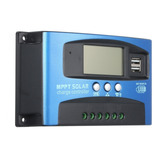 30a Mppt Controlador De Carga Solar Dual Usb Display Lcd