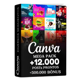 Mega Pack De Templates Editáveis No Canva Para Redes Sociais