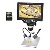 Microscopio Digital Usb Lcd De 7 Pulgadas Con