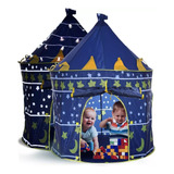 Carpa Casita Castillo Indio Plegable Para Niños Tienda Azul