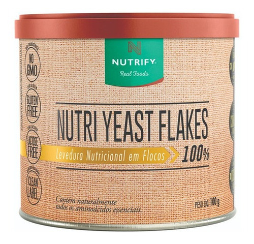 Nutritional Yeast Flakes Nutrify 100g Levedura Nutricional 