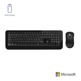 Teclado E Mouse Sem Fio Microsoft Wireless Abnt2 Desktop 850
