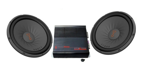 Paquete Amplificador Clase D Y 2 Subwoofer Jbl De 12