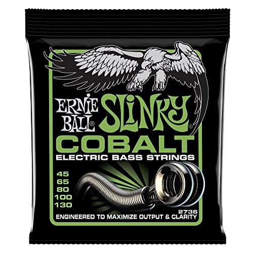 Ernie Ball Cobalt 5-string Regular Slinky Bass Strings,