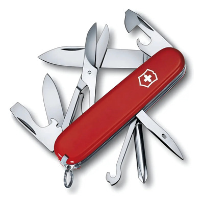 Navaja Multiherramienta Victorinox Navaja Super Tinker 1.4703 Roja con 14 funciones color Rojo | Meses sin interés