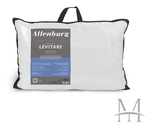 Travesseiro Altenburg Levitare 200fios 50x70cm Suporte Macio