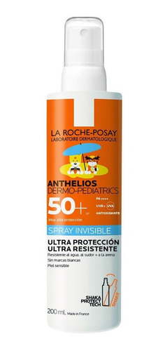 Protector Solar Anthelios Dermopediatrics Invisible X200ml