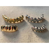 Grillz Nuevos Gold Silver Cadena Dientes Narco Hip Hop Rap