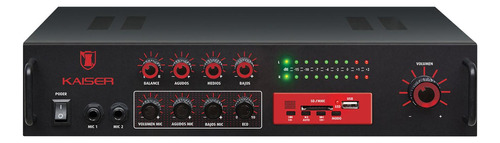 Kaiser Amplificador Profesional 800 W Pmpo, Mix-2301dusb