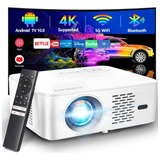 Proyector Android Tv 10.0, Compatible Con 4k, Wifi, Bluet...