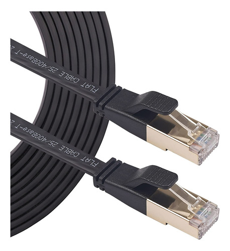 Cable Red Plano Categoria 8 Cat8 Rj45 Ethernet 40gbps 5m