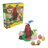 Play-doh Slime Dino Crew Lava Bones Island Volcano Playset C