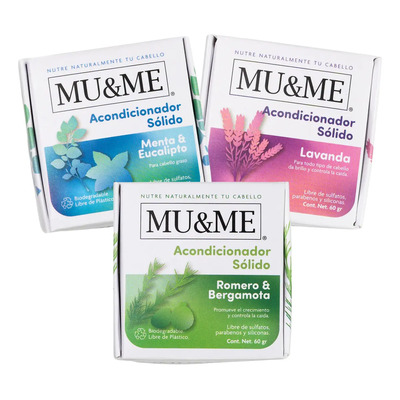 Paquete Muyme Acondicionador Solido Mixtas 60 G 15 Piezas | Meses sin interés
