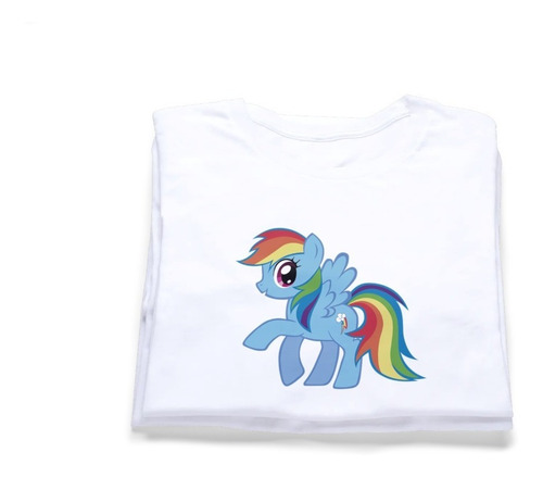 Playera Blanca De Moda Retro My Little Pony 180