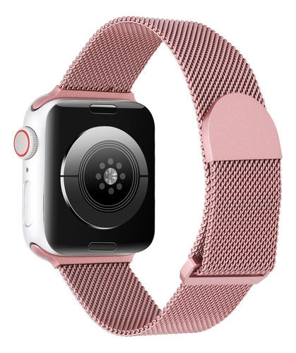 Correa Metálica Magnética Milanesa Para Apple Watch U Band